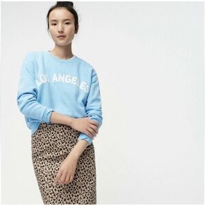 J. CREW Light Blue ‘Los Angeles’ Sweatshirt